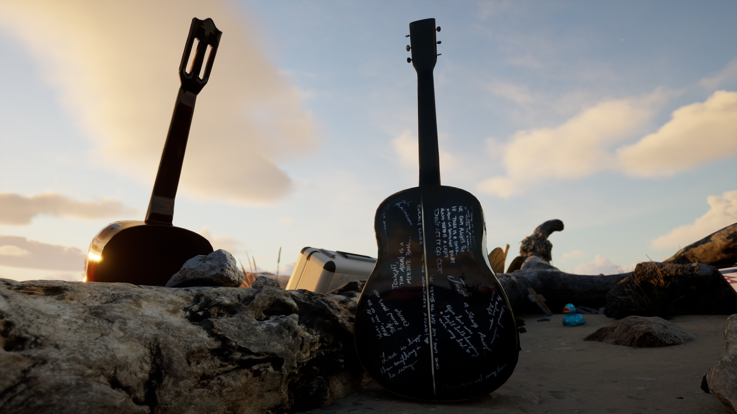 Palmer Guitar render