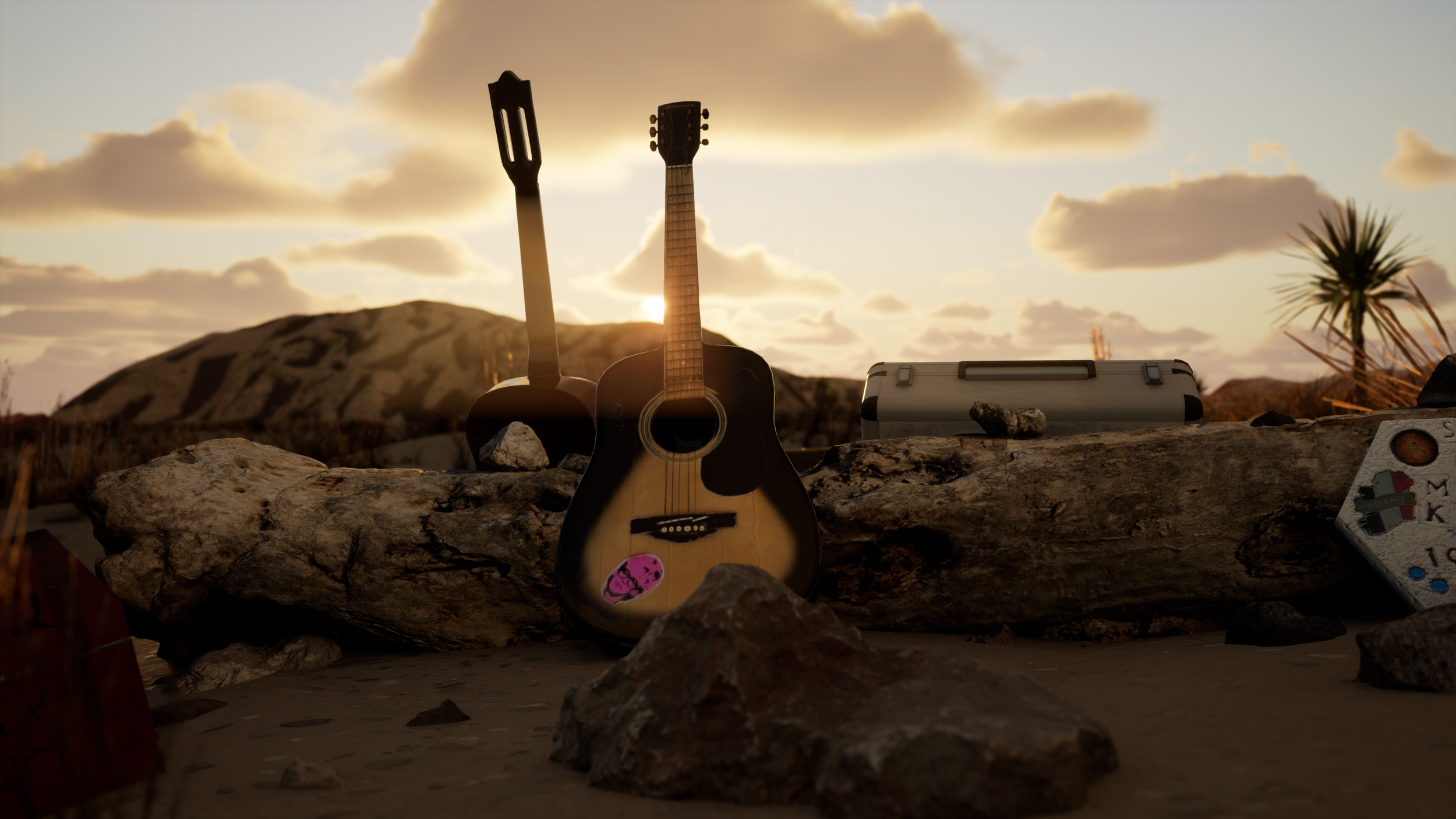 Palmer Guitar render